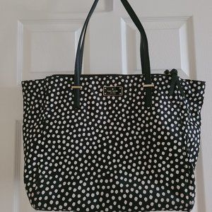 Kate Spade Black and White Polka Dot Bag